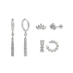 Flat Back Earrings Set Collection