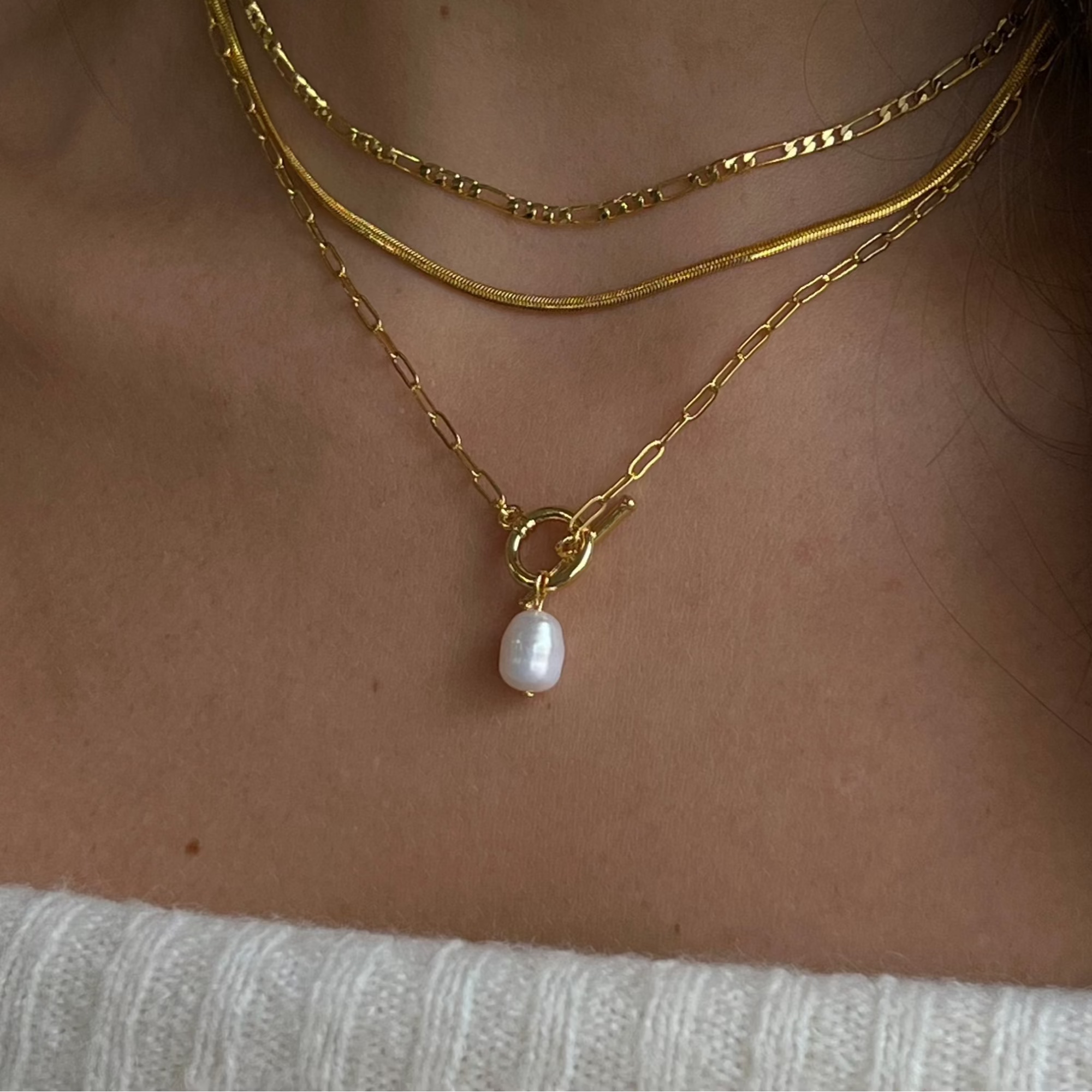 Pearl Link Necklace
