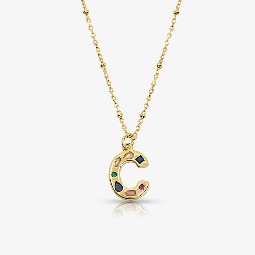 Bright Babe Initial Necklace