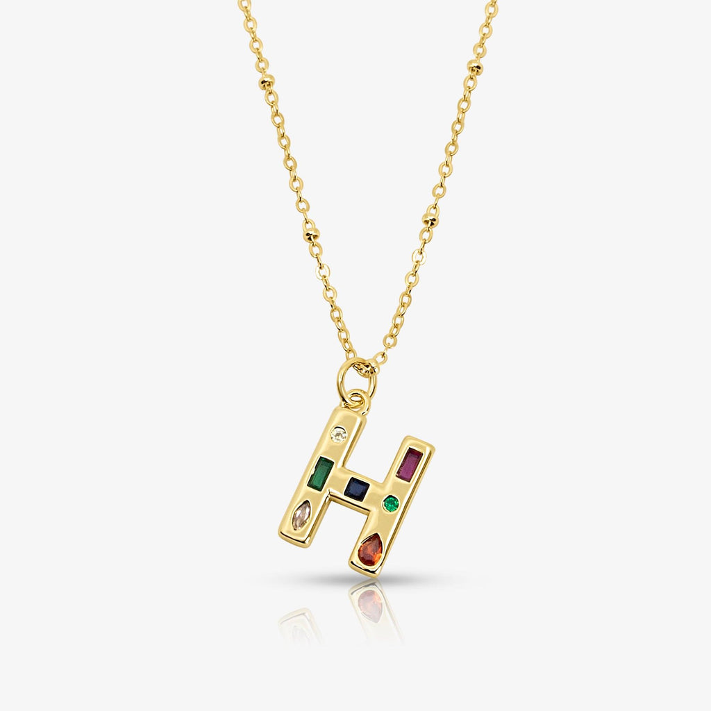 Bright Babe Initial Necklace