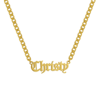 Custom/Personalized Nameplate Curb Necklace