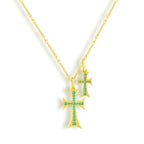 Double Cross Me Necklace