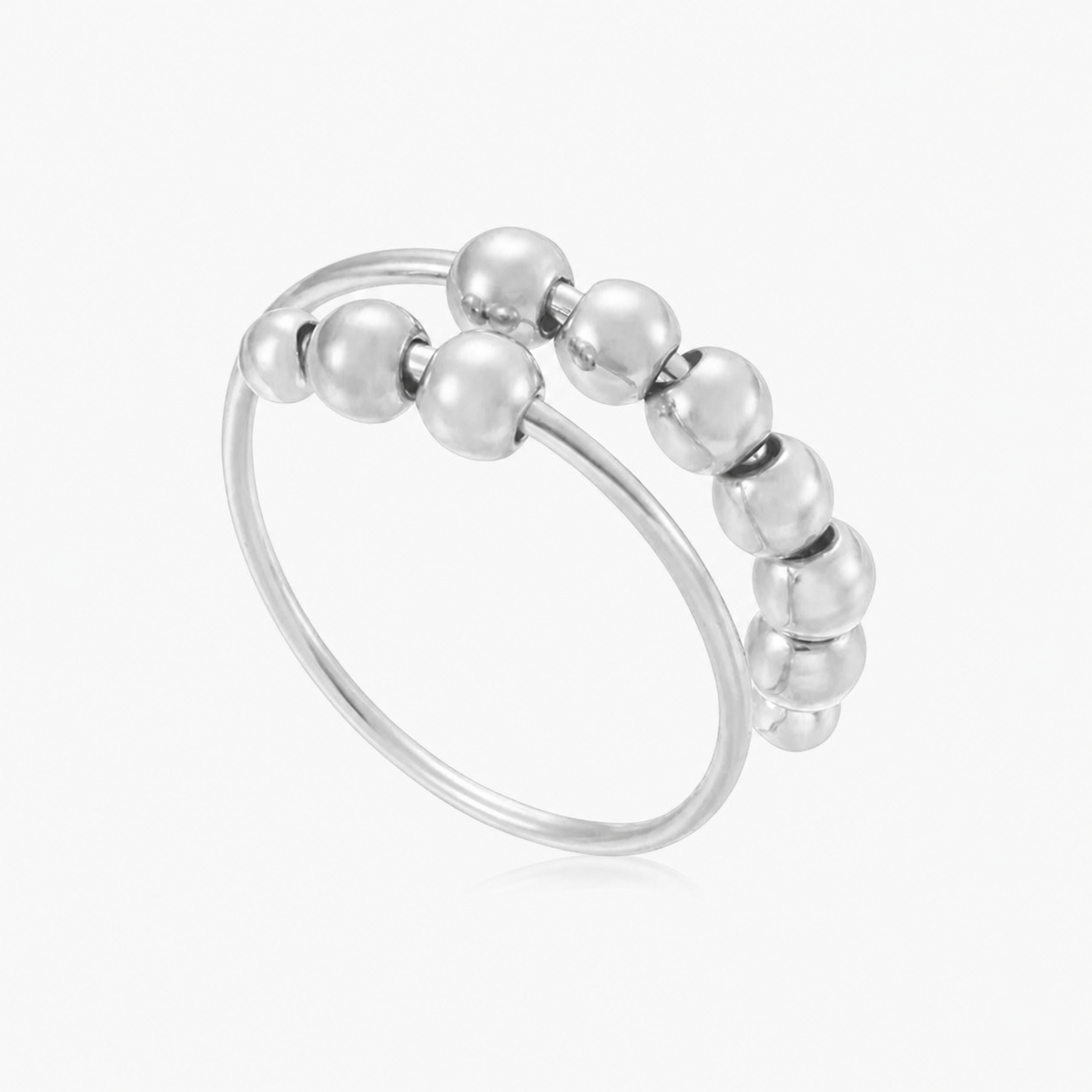 Adjustable Anxiety Fidget Ring
