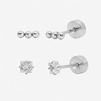 Flat Back Earrings Set Collection