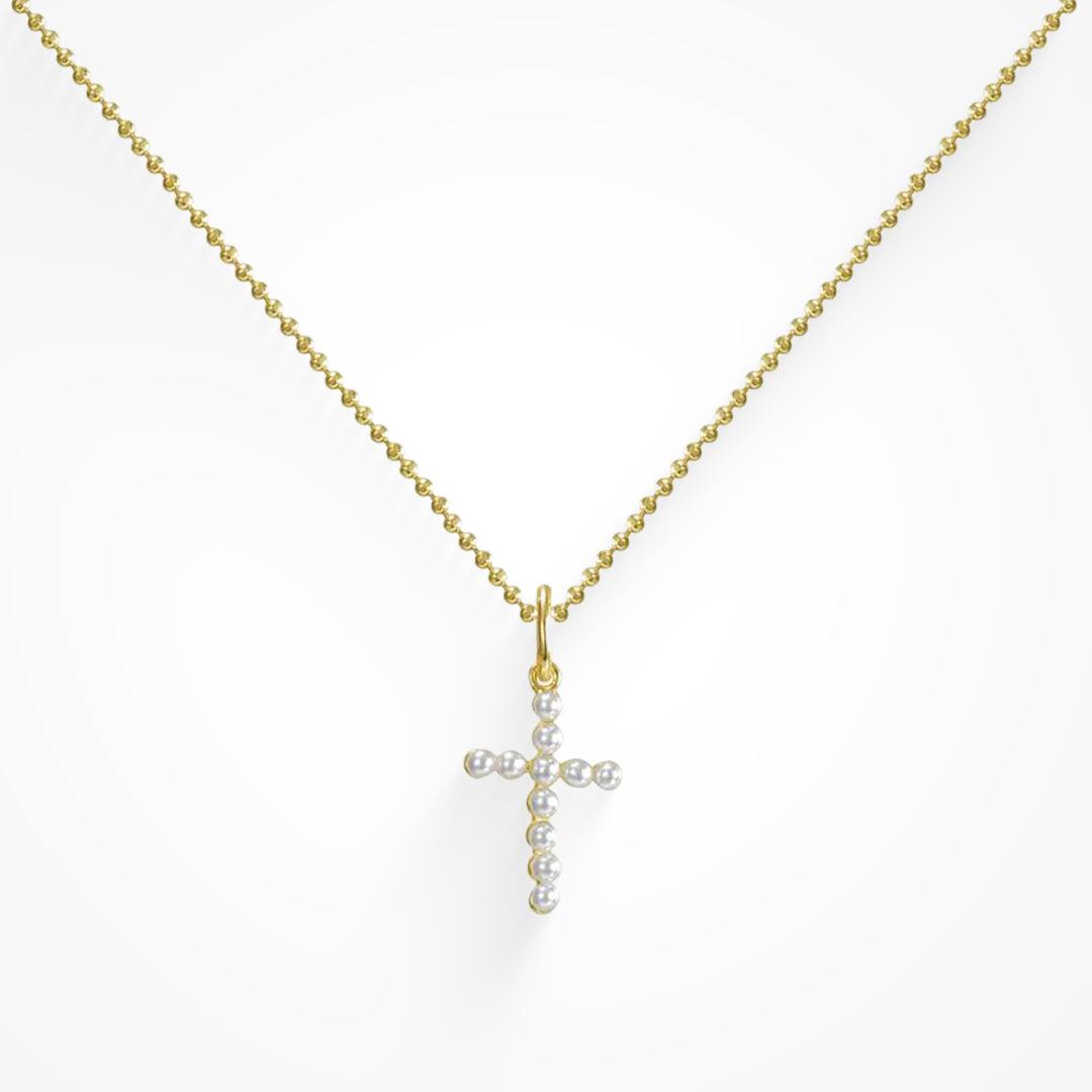 Heavenly Hour Cross Necklace