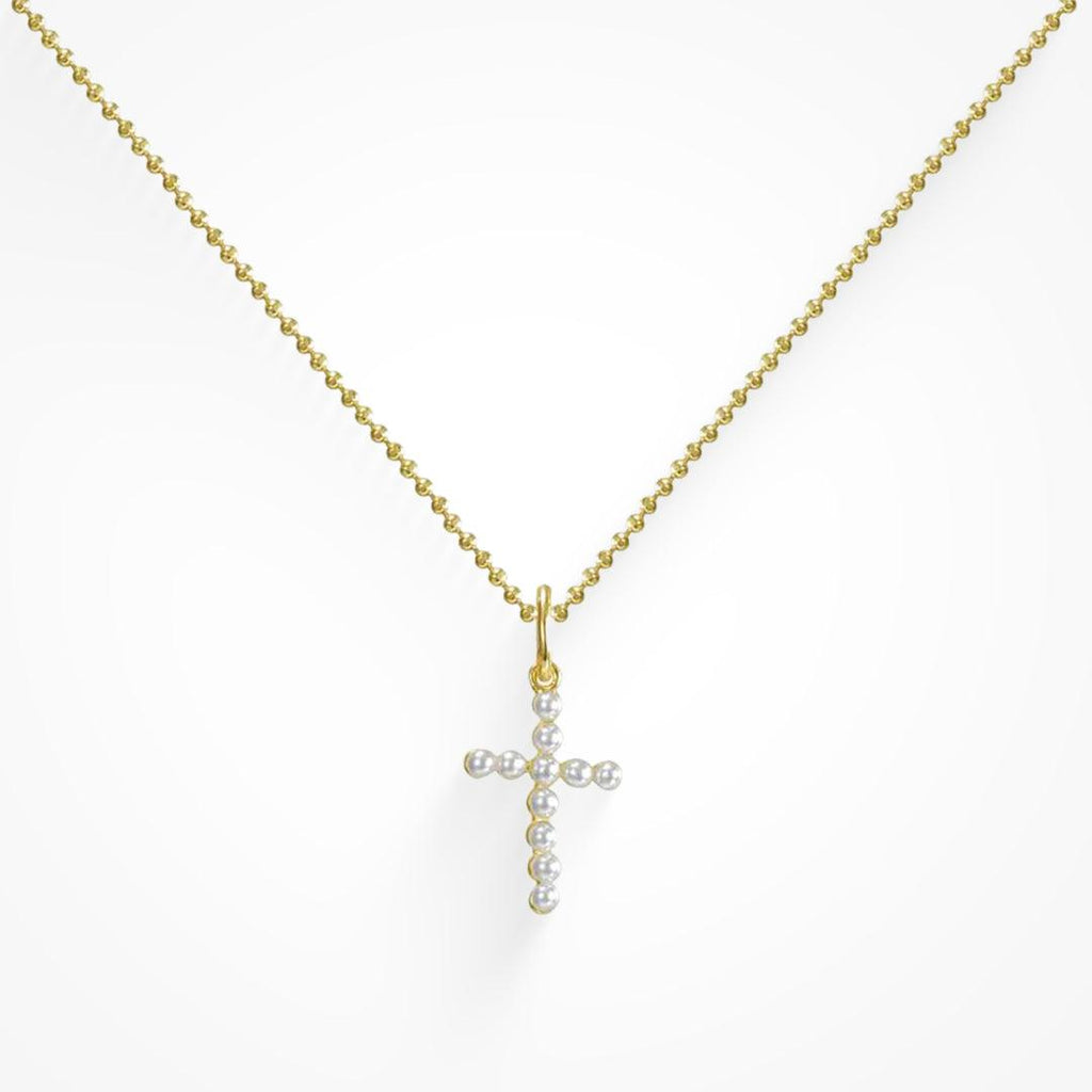 Heavenly Hour Cross Necklace