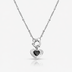Midnight Heart Necklace