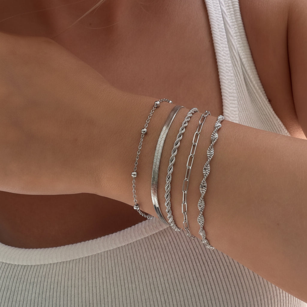 Power Stack 5-Piece Bracelet Set