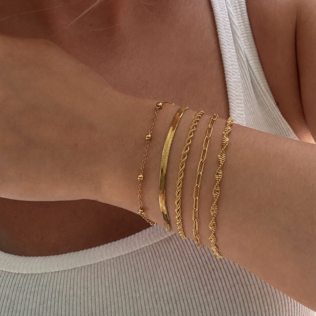 Power Stack 5-Piece Bracelet Set