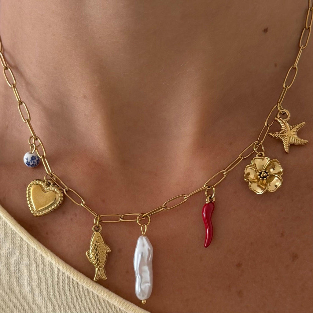 Saltwater Babe Charm Necklace
