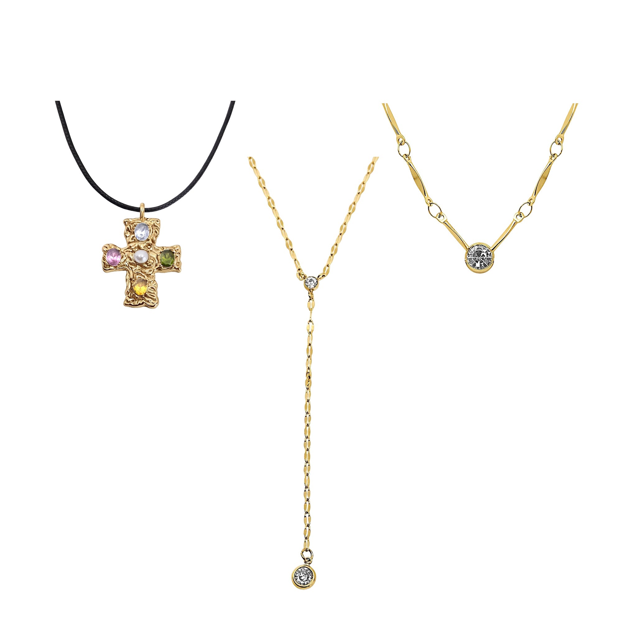 Sacred Glow 3 Piece Necklace Bundle