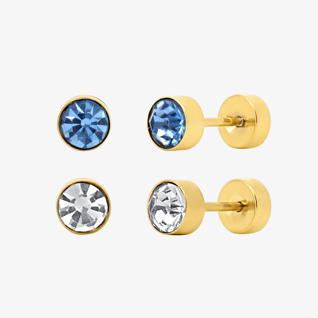 Flat Back Earrings Set Collection
