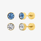 Flat Back Earrings Set Collection