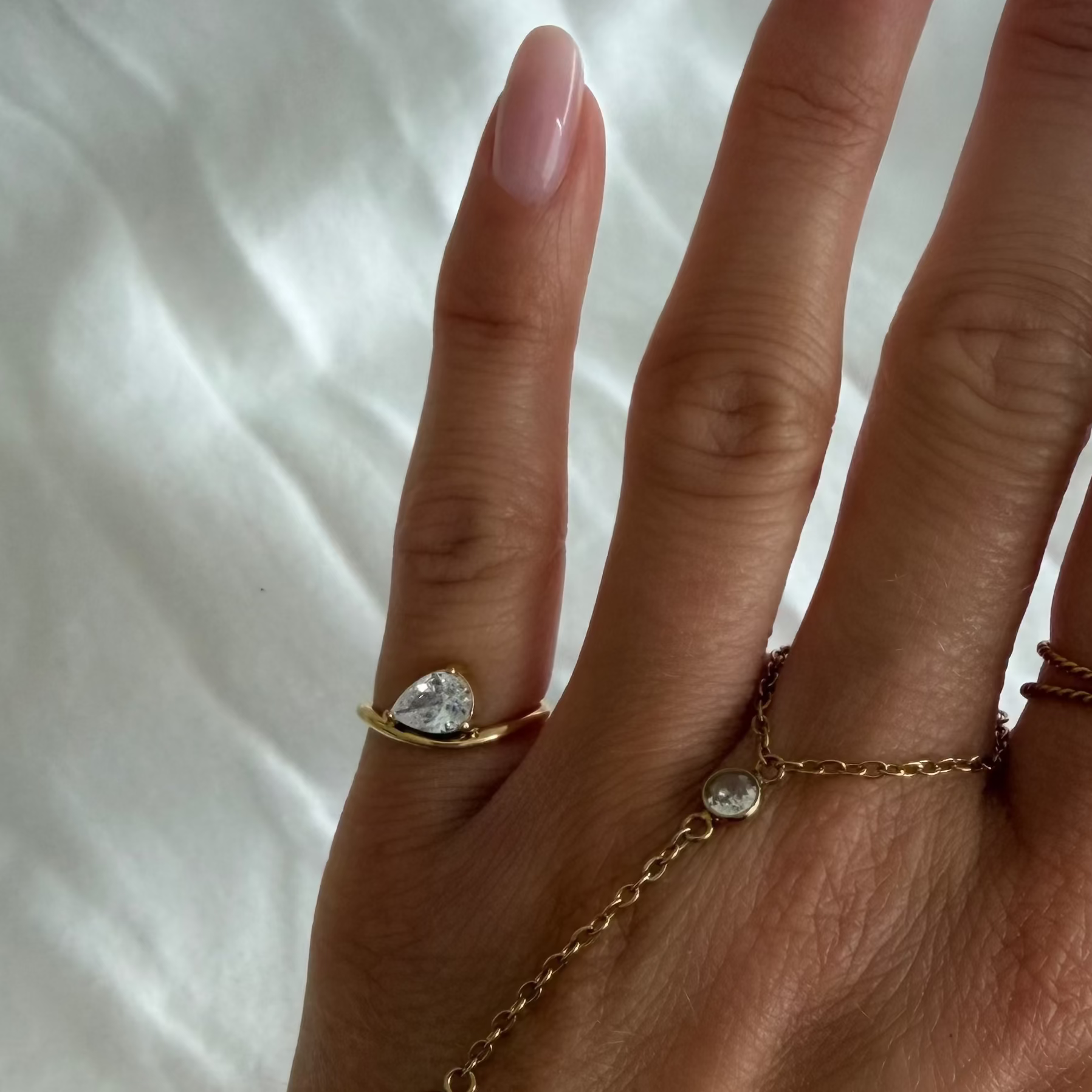 Sweet Swirl Pinky Ring
