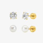 Flat Back Earrings Set Collection