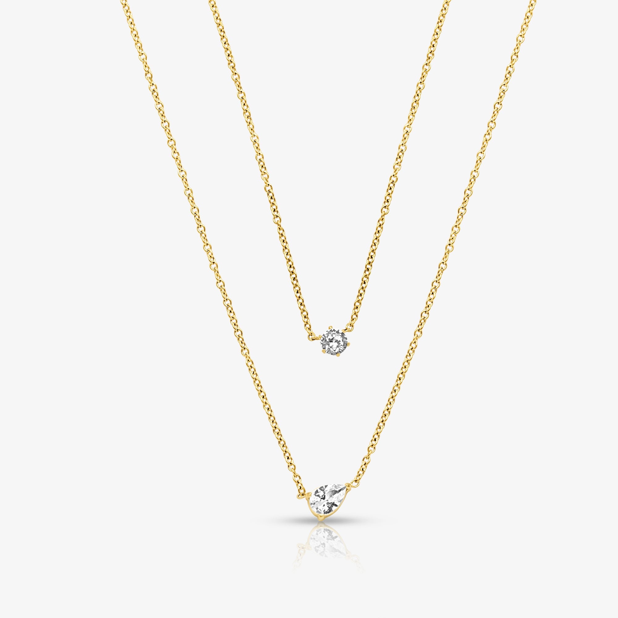 Whisper Shine Necklace 2 Piece Set